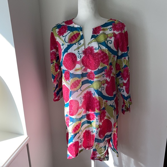 Gretchen Scott Designs Floral Swim Coverup